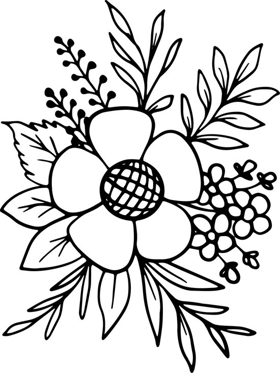 1332 90 Fleurs - Livre de Coloriage pour Adultes: Des coloriages