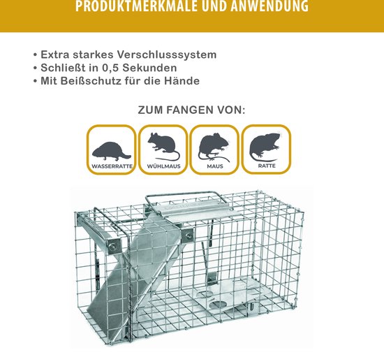 Inloopval voor ratten en muizen Multicatch | Multi-vangsysteem