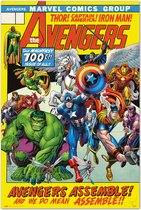 Poster Avengers  Marvel - comic - 100th issue - superhelden - Hulk - Iron Man - 61 x 91.5 cm