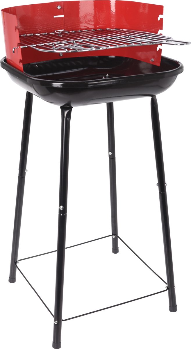 Barbecue | 41 x 40 x 74 cm | Inclusief windscherm en grillplaat