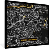 Cadre photo avec affiche - Carte - Plan de ville - Noisy-le-Grand - Carte - France - 40x40 cm - Cadre pour affiche