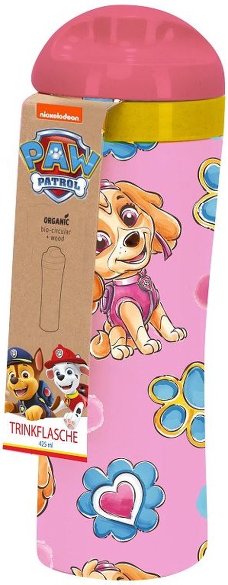 Waterfles, 425 ml, Organic, Paw Patrol, Roze - Koziol | Oase