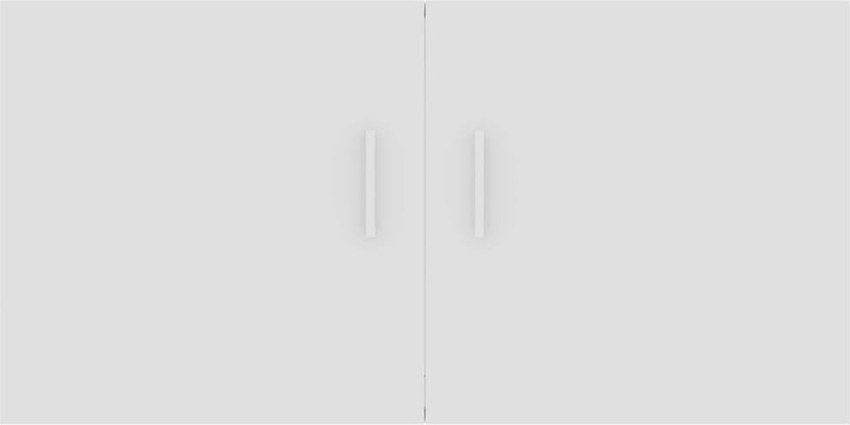 Armoire murale Blanc brillant 80x39x40 cm Aggloméré