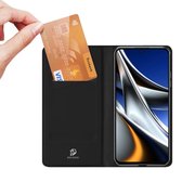 Xiaomi Poco X4 Pro 5G hoesje - TPU Wallet - Zwart - Dux Ducis