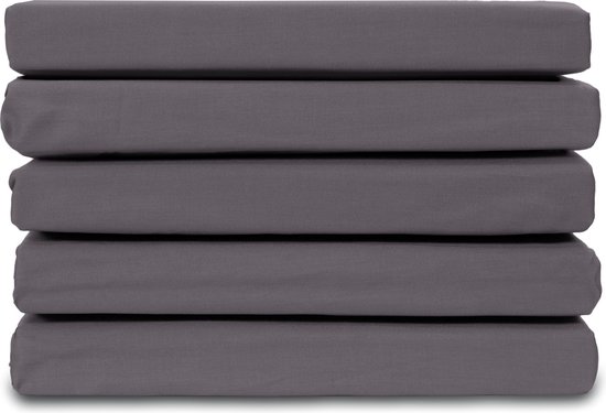 Sleeps Jersey Hoeslaken Zwart – 160×200/220 cm – – voor al jouw beddengoed