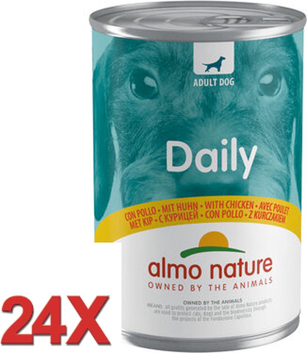 Almo Nature - Dailymenu - Hondenvoer met kip - 24x400gr