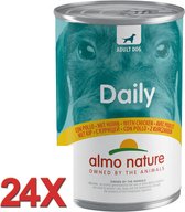 Almo Nature - Dailymenu - Nourriture pour Nourriture pour chiens au poulet - 24x400gr