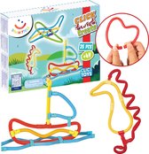 Spaghetteez 35 stuks set- flexibele bouwstaafjes- speelgoed 4,5,6,7,8 jaar jongens en meisjes- knutselen meisjes jongens- constructie speelgoed- Montessori speelgoed- educatief speelgoed