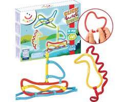 foto van Spaghetteez 35 stuks set- flexibele educatieve bouwstaafjes