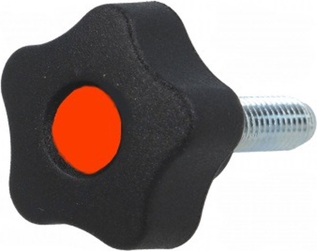 M10 x 60 draadeind met sterknop - diameter 50mm