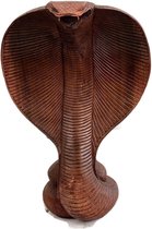 houten slang / houten beeld / Bali Indonesie beeld / gissende slang / houten dier