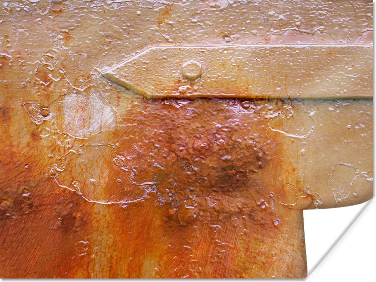 Poster Roest - Retro - Staal - IJzer - 80x60 cm
