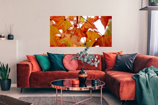 Affiche Branches d'Automne - Feuilles - Saisons - Rural - 120x60 cm