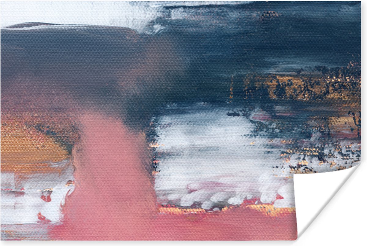 Poster Abstract - Verf - Design - 120x80 cm