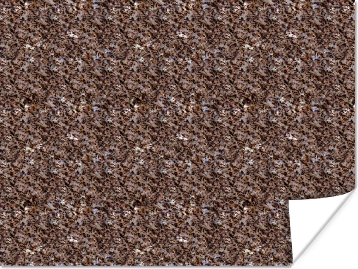 Poster Patroon - Graniet - Steen - 40x30 cm