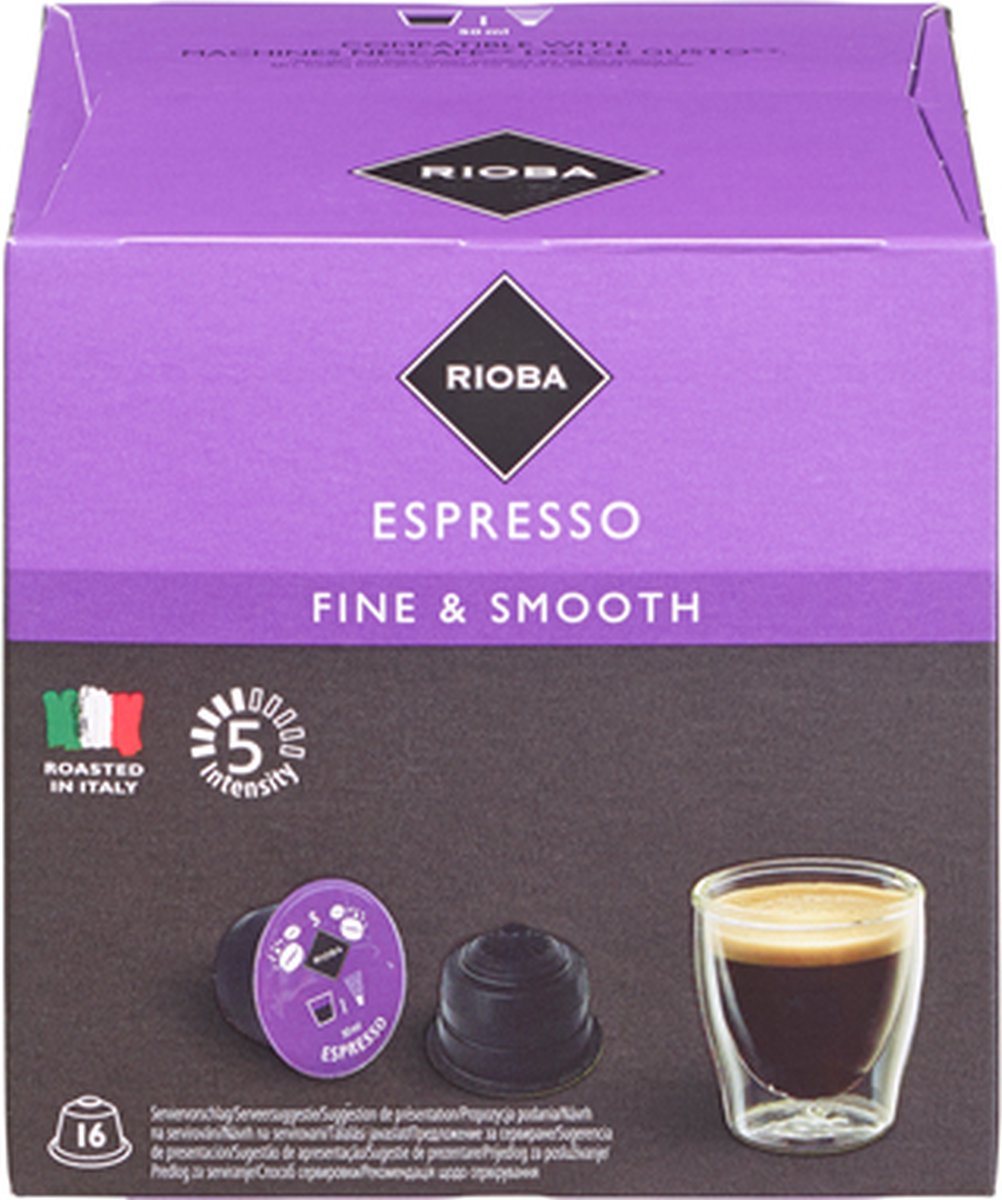 Rioba Dolce Gusto Espresson - 16 capsules - 1 doos