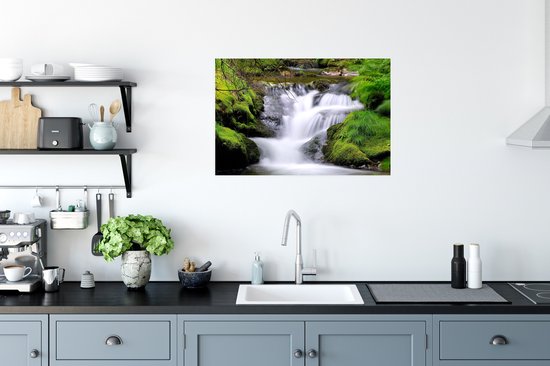 Poster Water - Nature - Cascade - 60x40 cm