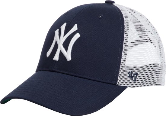 47 Brand MLB New York Yankees Branson Kids Cap B-BRANS17CTP-NY-KID, voor een jongen, Marineblauw, Pet, maat: One size