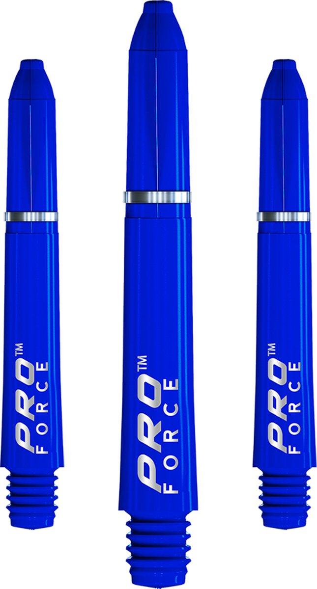 WINMAU - Pro Force Dartschachten Blauw, Korte - 1 set per pakket (3 Dartschacht in totaal) van Winmau — afbeelding 3