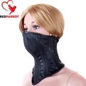 BDSM Nek harnas | Choker masker | SM | Long nek | Seks kraag | Luxe materiaal | Leder | One size
