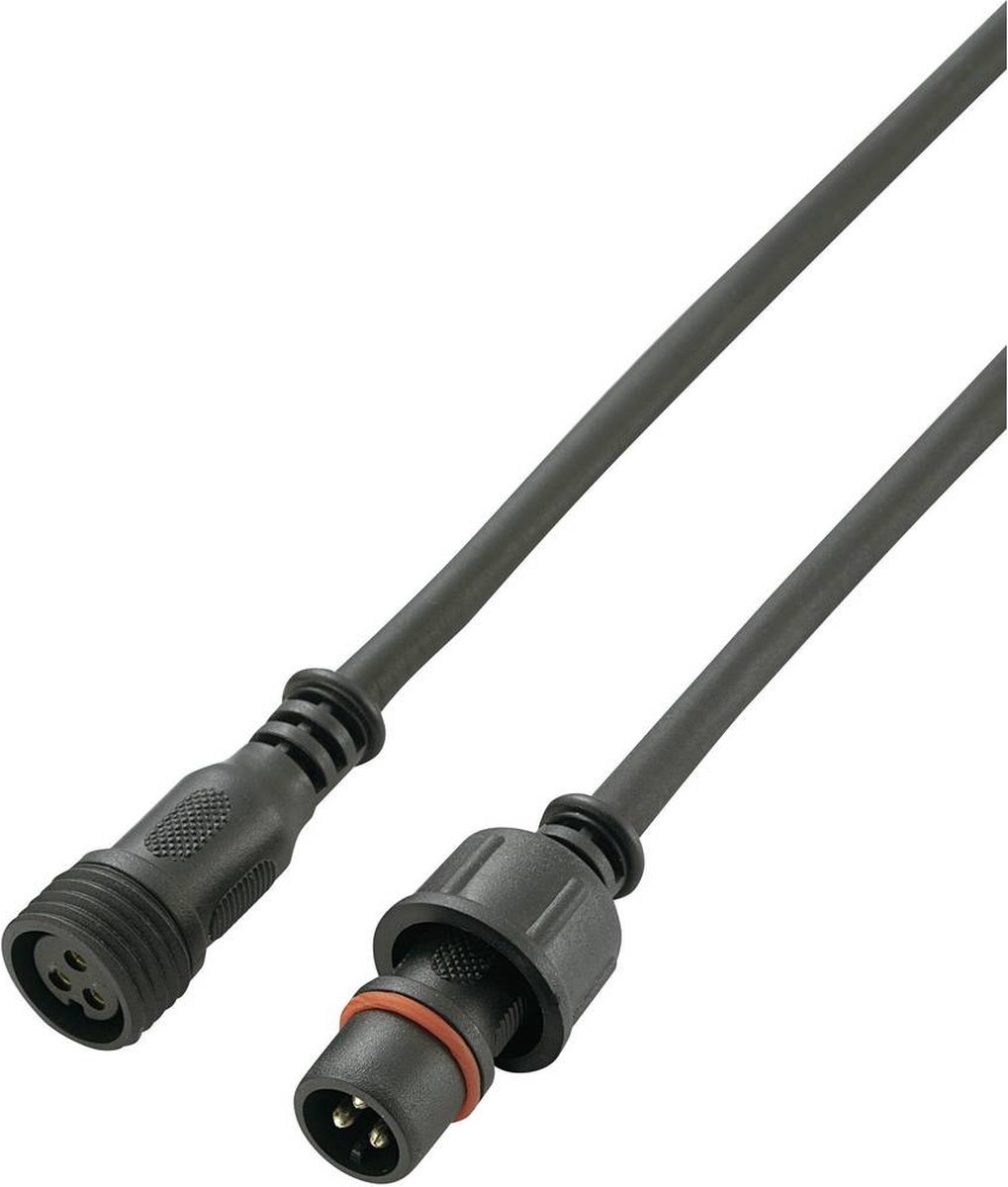 TRU COMPONENTS 739681 Ronde connector afgewerkt Stekker, recht, Bus, recht Totaal aantal polen: 3 1 stuk(s)