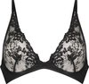 Hunkemöller Dames Lingerie Niet-voorgevormde beugel bh Lillian - Zwart - maat E70