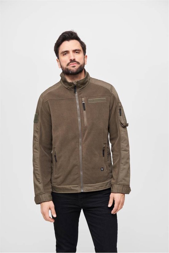 Veste Urban Classics -3XL- Veste Polaire Ripstop Vert