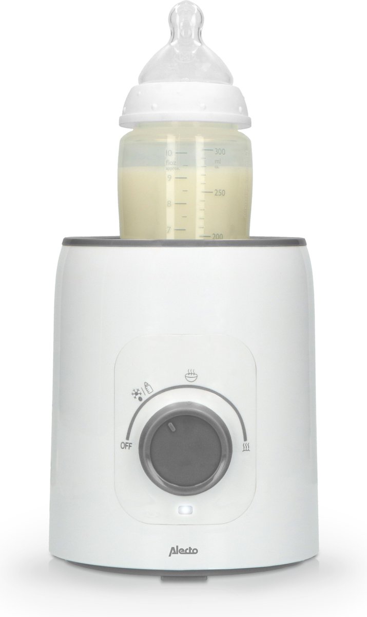 Alecto BW600 - Flessenwarmer met Snelle Opwarming (210W) - Wit - Alecto