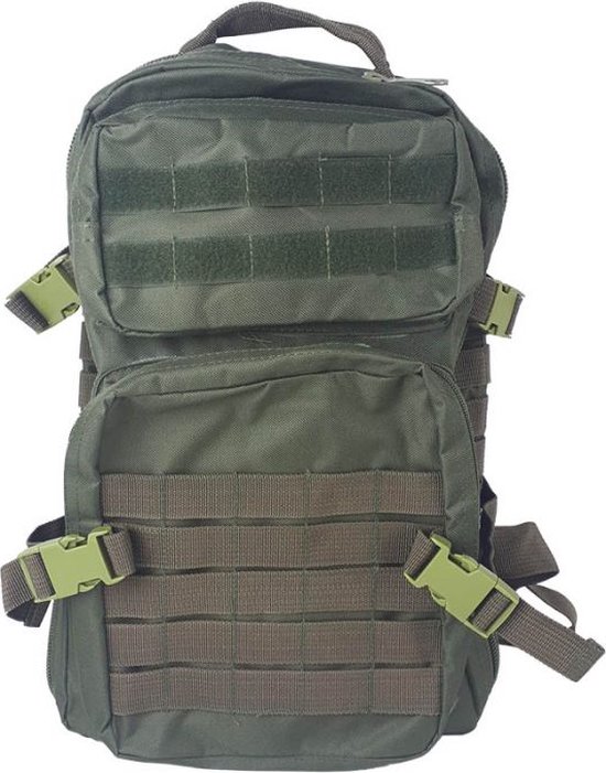 Oneiro’s Luxe Waterdichte Rugzak - Backpack groen - 43 x 15 x 26 cm - Hybride Tactical Backpack - Vierdaagse Wandelrugzak - Grote Schooltas