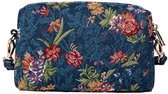 Mini tasje - Flower Meadow Blauw - William Kilburn