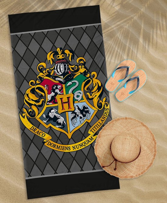Harry Potter Strandlaken Hoghwarts - 70x140 cm - katoen