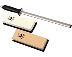 Skerper Basic Slijppakket SH006 180/600/1000/3000 Grit met Diamanten Slijpstaaf, Alles om te Beginnen met Slijpen