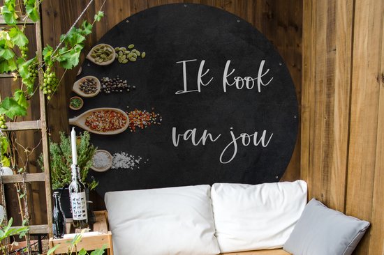 Tuincirkel Ik kook van jou - Partner - Quotes - Spreuken - Kruiden