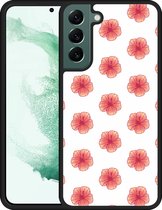 Galaxy S22+ Hardcase hoesje Hawaiiaanse Bloemen - Designed by Cazy