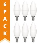 ProLong LED Kaarslampen E14 - 2.5W vervangt 25W - Warm wit licht - 6 x ledlamp kaars
