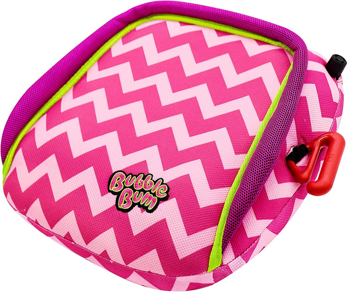 BubbleBum - Inflatable Child's Safety Booster Seat - Raspberry - Bubblebum