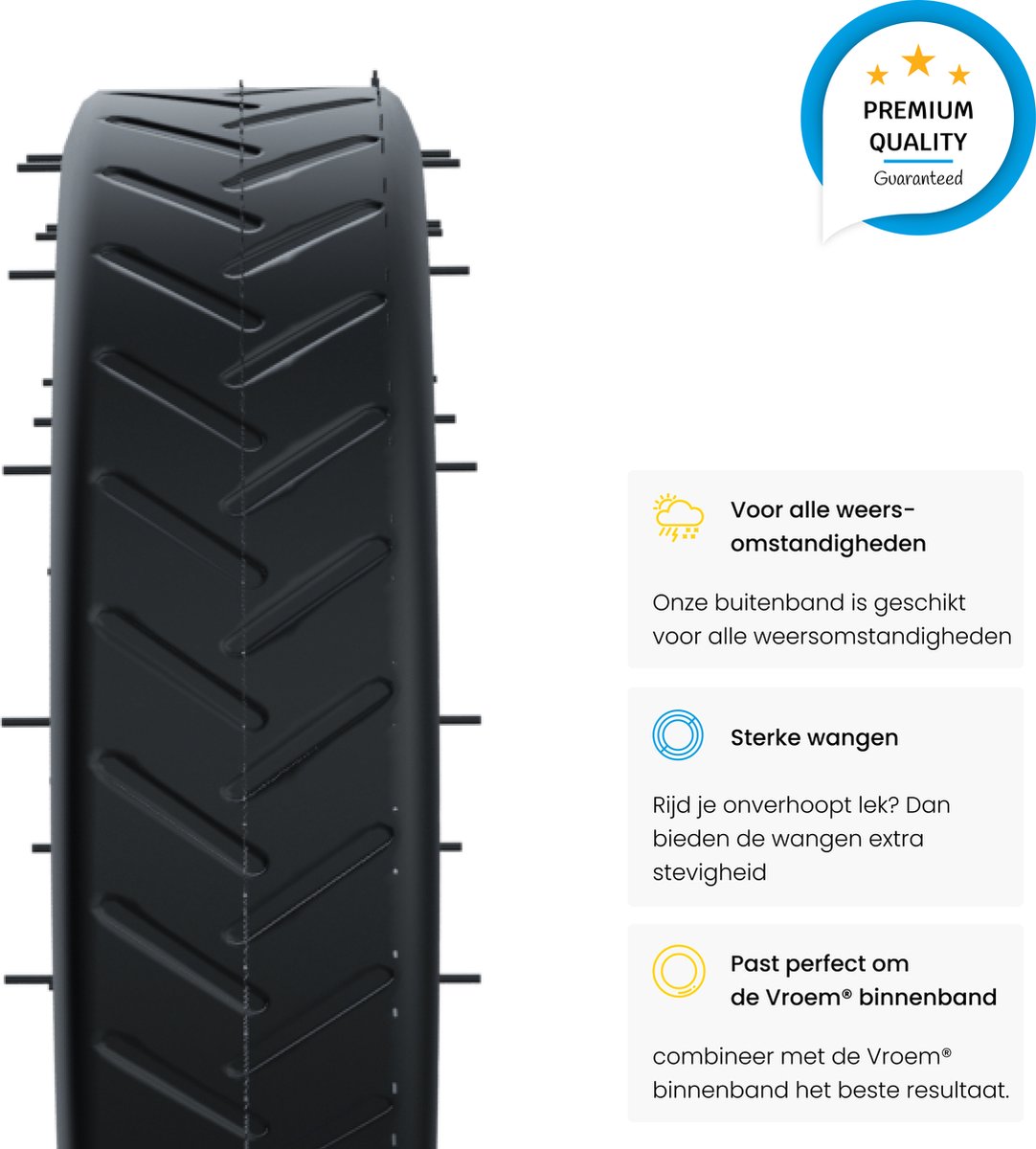 myBESTscooter - 8.5 inch CST Rubber Pneumatische Band voor Xiaomi M365