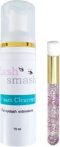Lash Foam Cleanser 70ml, EXTRA GROOT wimperfoam, wimper zeep, reiniger, reinigingsfoam, wimperschuim, parabeen vrij, mild en onmisbaar in gebruik!