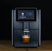 Hipresso DP2002 - Koffiemachine - volautomatische espressomachine - zwart/rvs - Koffiemachine met bonen en melksysteem