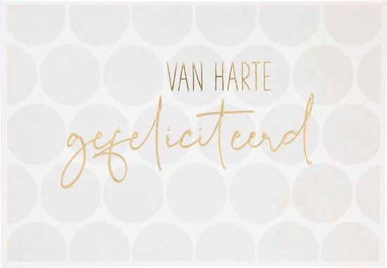 Depesche - Wenskaart "Gewoon Mooi" met de tekst "Van harte