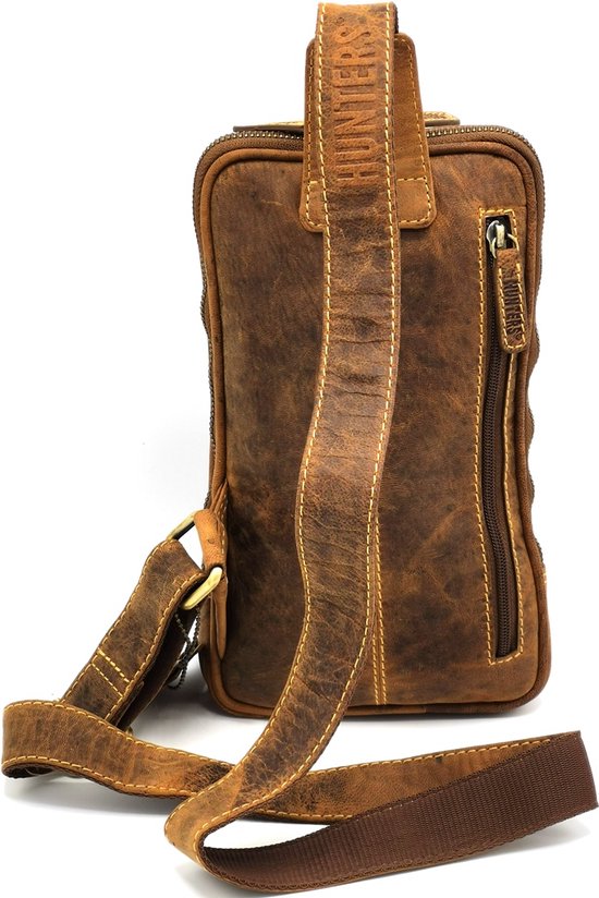 Sac à bandoulière Hunters Holster en cuir de buffle - Élégant et