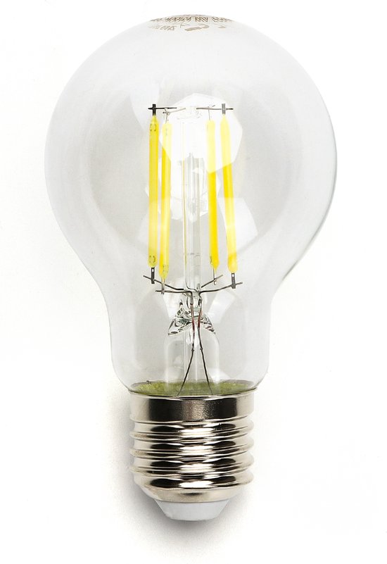 E27 LED lamp | gloeilamp A60 | 8W=80W | daglichtwit filament 6500K