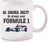 Ik snurk niet! Ik droom over Formule 1