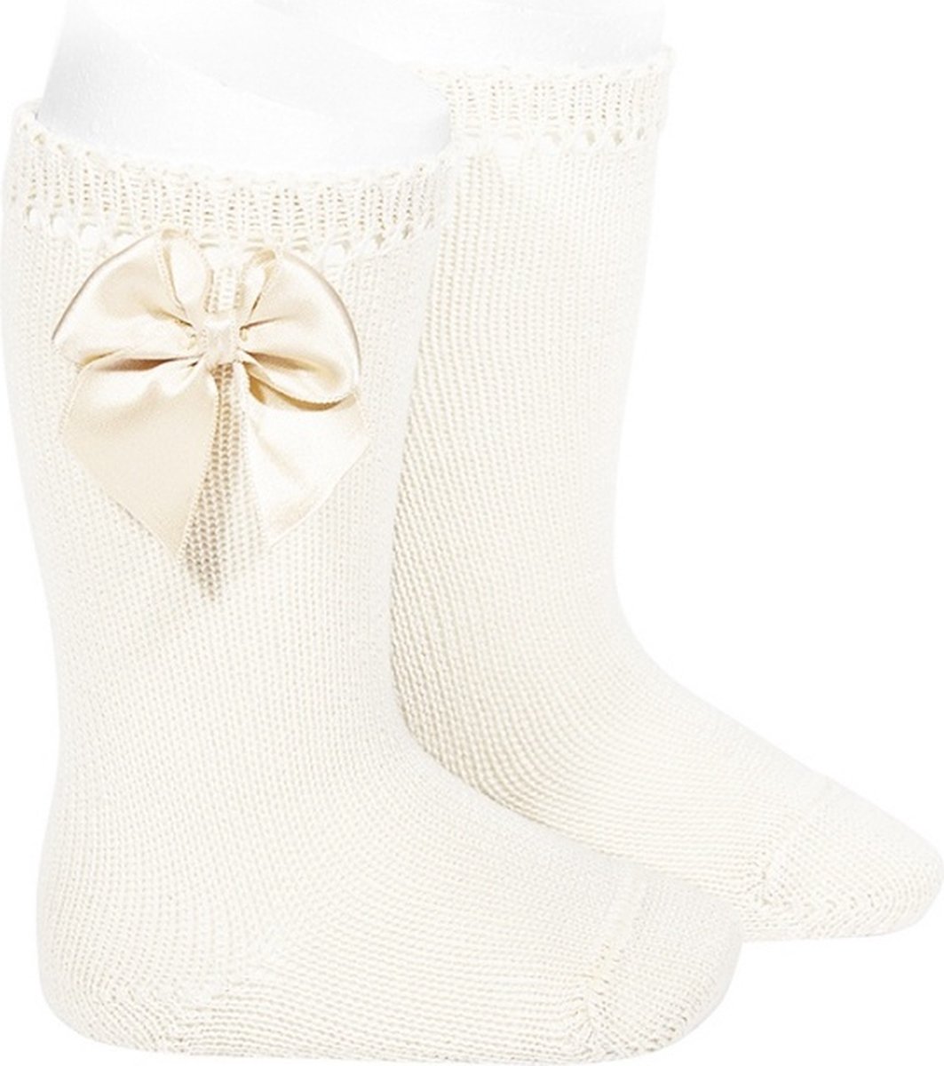 Cóndor Kniekous Cotton Strik | 2551/2 | Off White | 6-12 mnd | maat 0