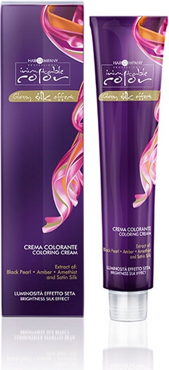 Hair Company Inimitable Glossy Silk Effect Haarkleurcrème Permanent 100ml - 05.34 Light Golden Copper Brown / Hell Gold Kupferbraun