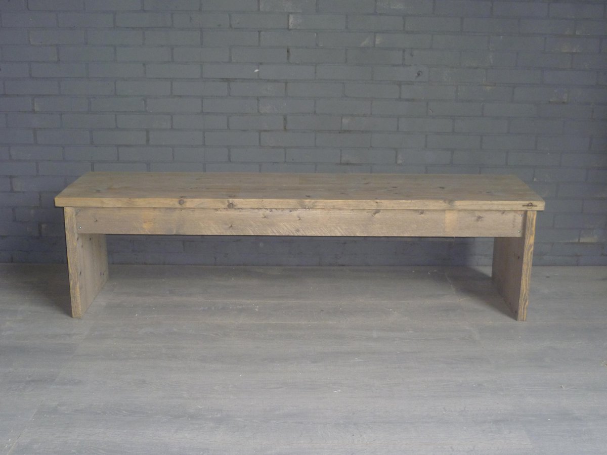 Steigerhout bankje basic 110x38,5x45 cm