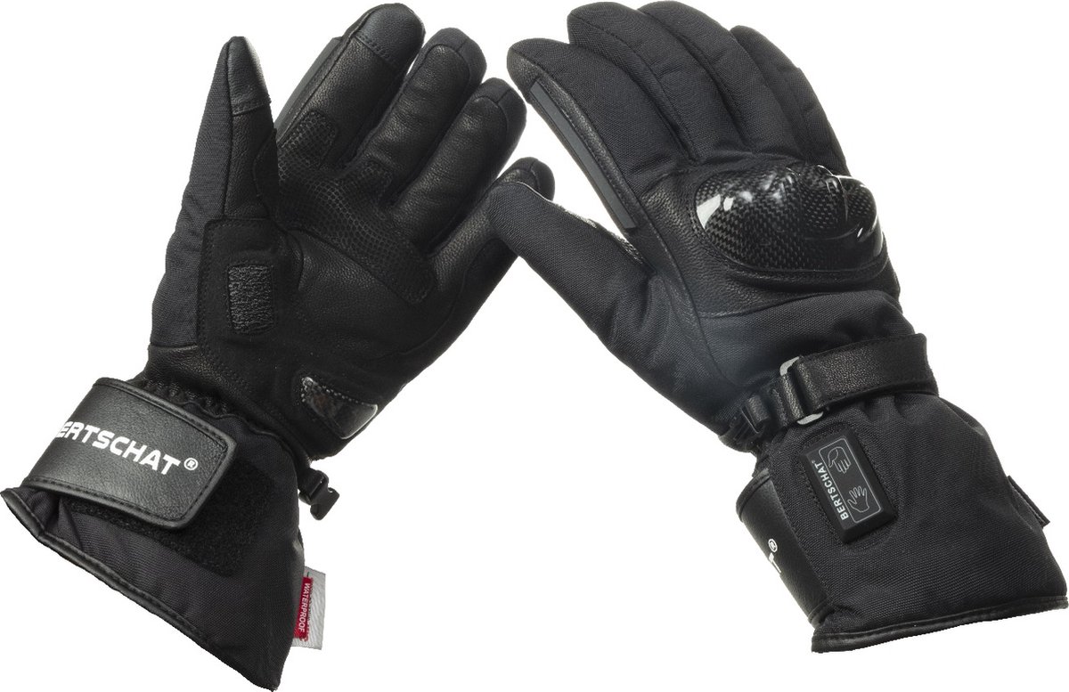 Verwarmde Motorhandschoenen | Verwarmde Handschoenen | XXL | Dual Heating | Knokkelprotector | Unisex