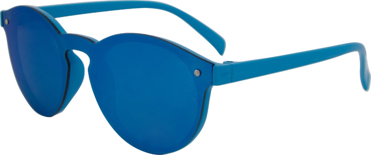 Hidzo Volwassen Cat-eye Zonnebril Blauw - UV 400 - Blauwe Glazen