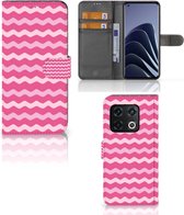 Hoesje ontwerpen OnePlus 10 Pro GSM Hoesje ontwerpen Waves Pink