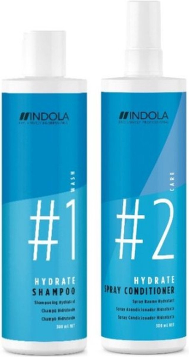 Indola - Hydrate Shampoo & Spray Conditioner - 2x 300ml